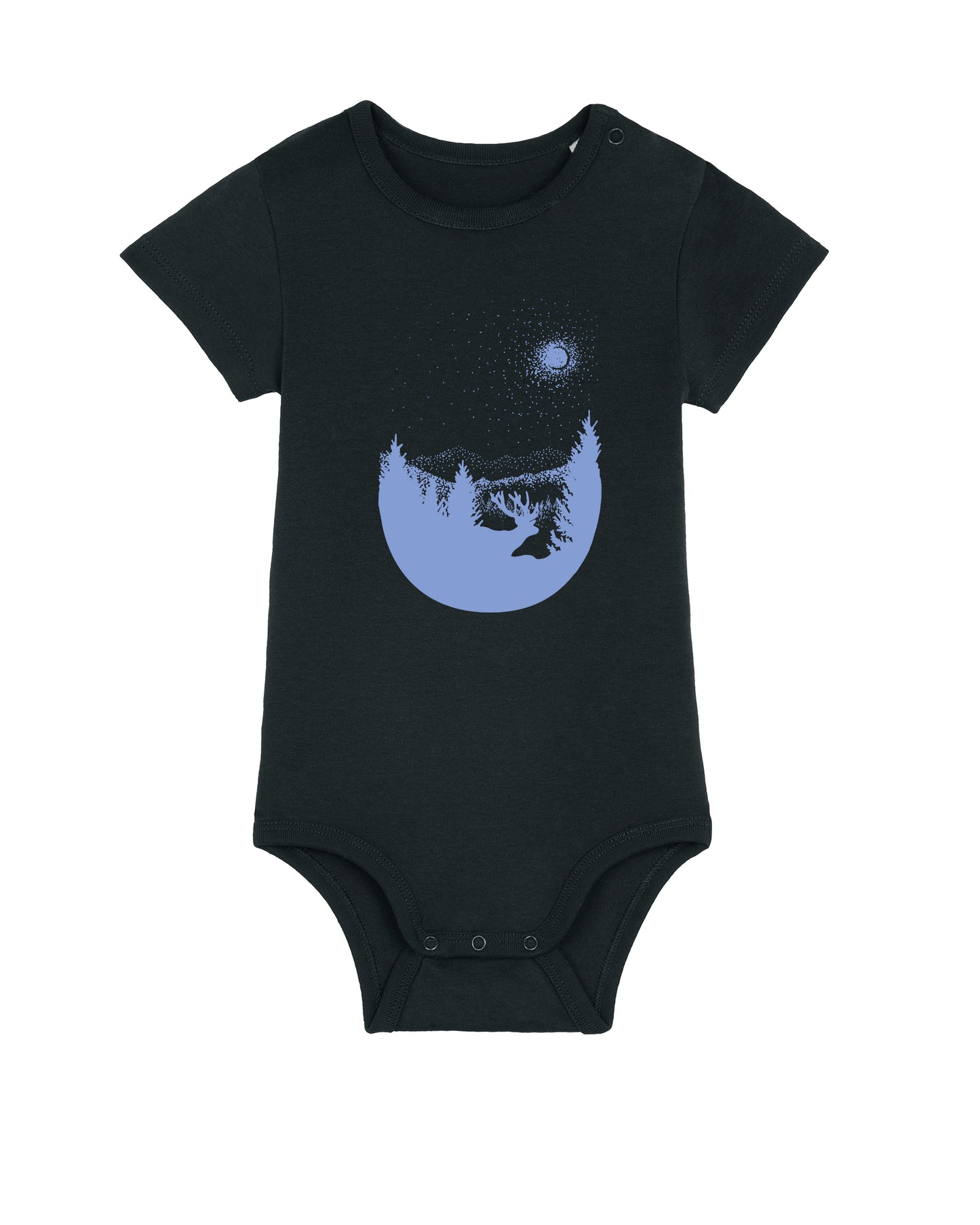 Body mit Hirsch in der Nacht für Baby