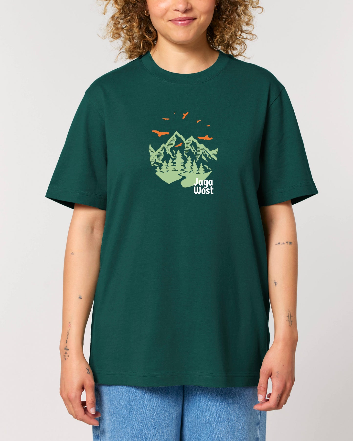 T-Shirt mit Geier für Mann und Frau