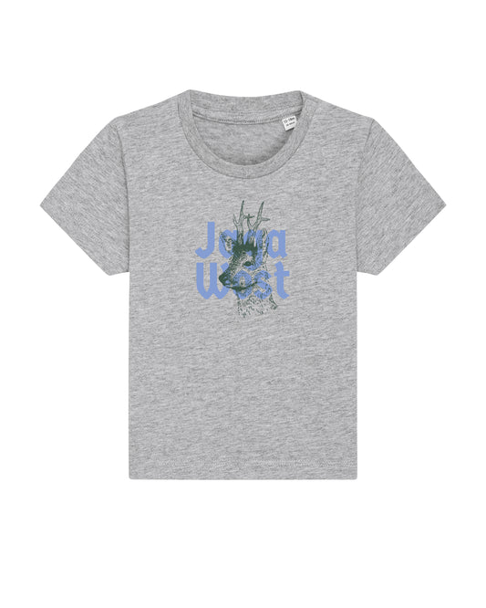 T-Shirt mit Rehbock und Logo für Baby