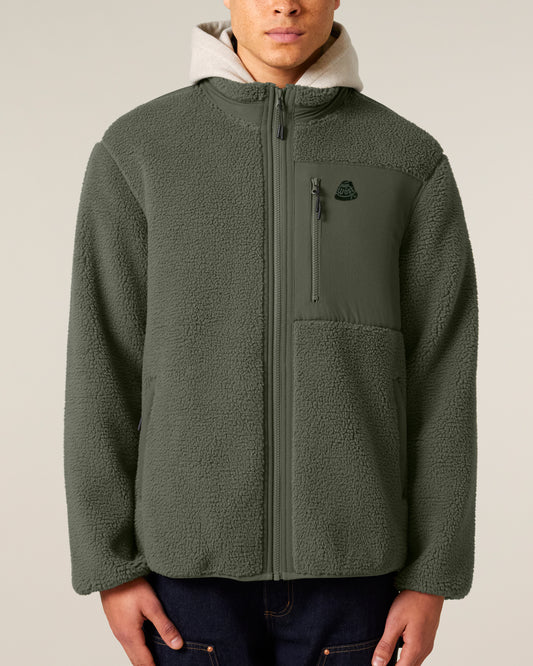 Jagd Fleece Sherpa mit Logo für Mann und Frau