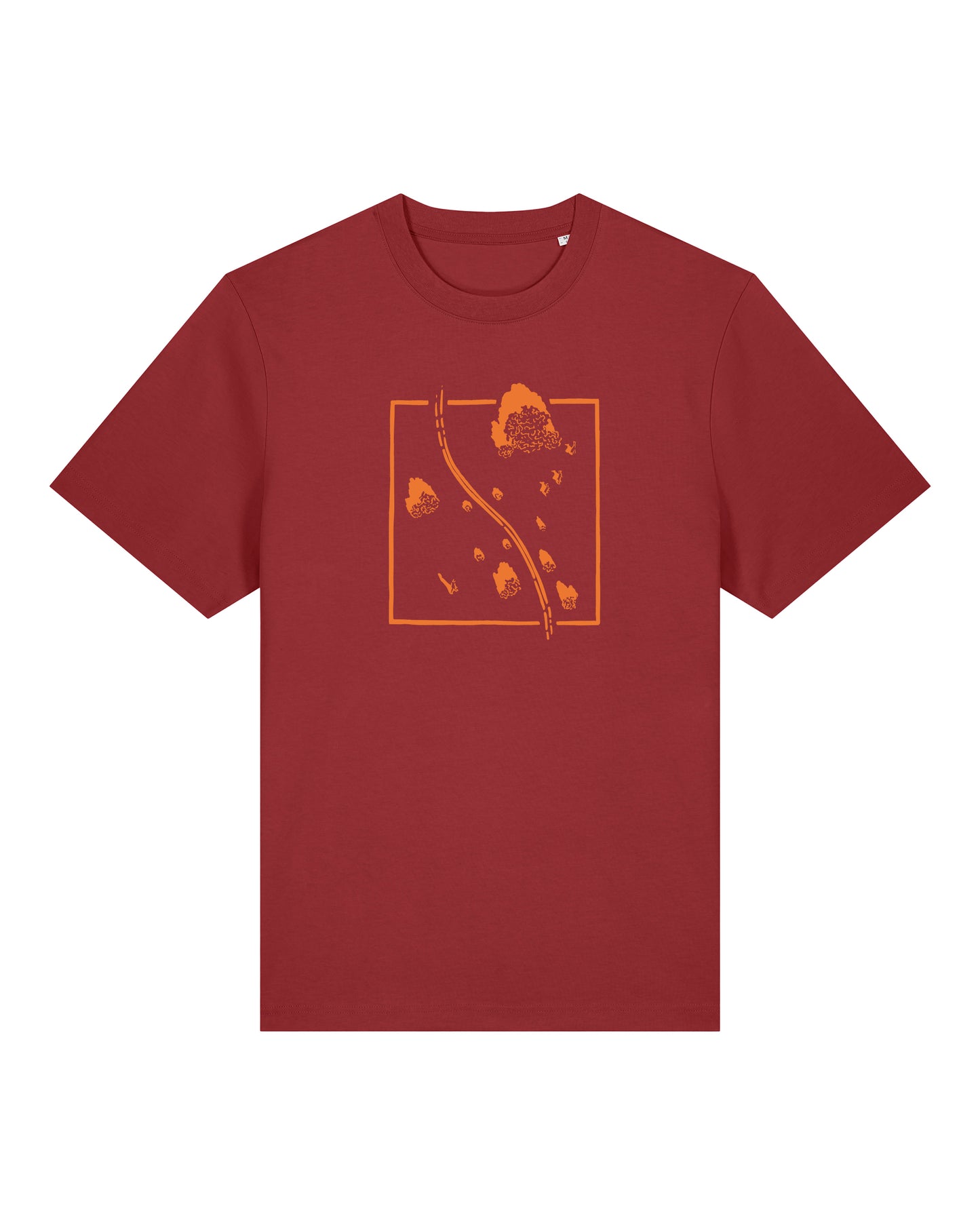 T-Shirt mit Schatten für Mann und Frau