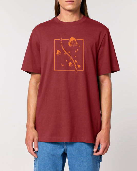 T-Shirt mit Schatten für Mann und Frau