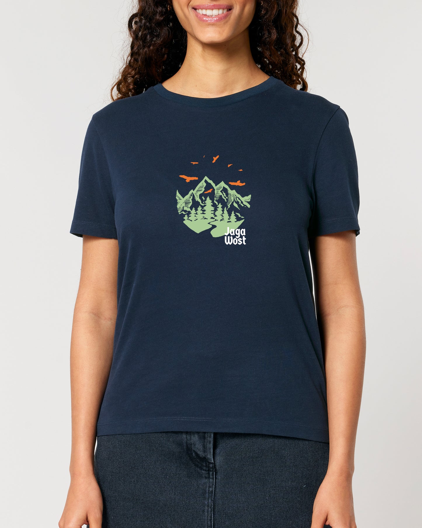 T-Shirt mit Geier für Damen