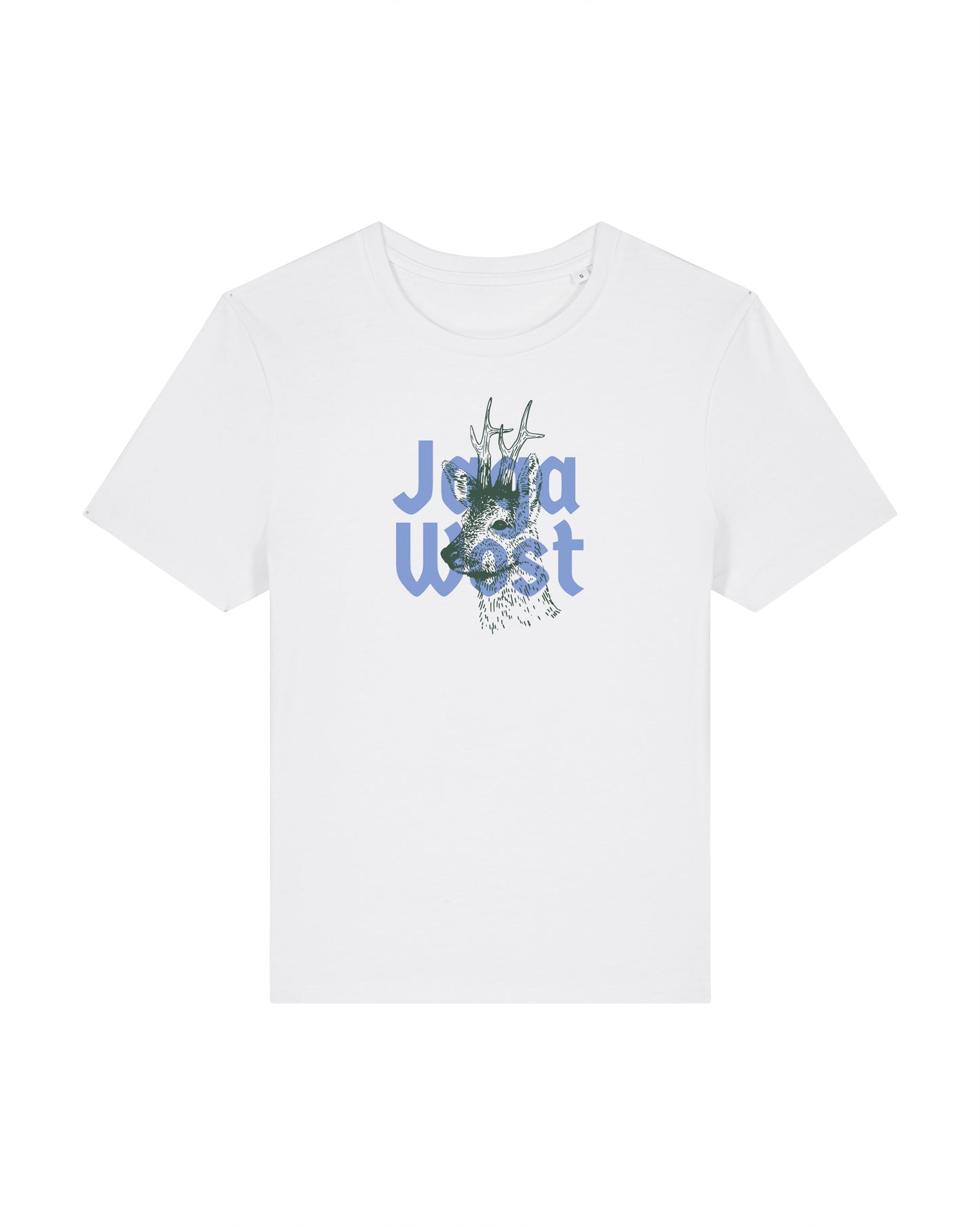 T-Shirt mit Rehbock und Logo für Damen